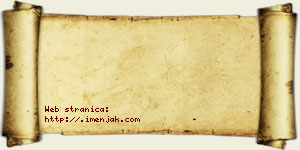 Ema Erak vizit kartica